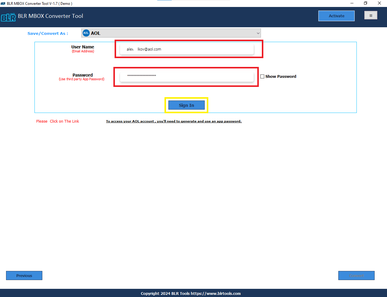 login-aol-account-with-email-and-password