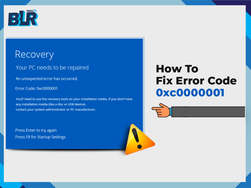 Fix Error Code 0xc0000001 on Windows a Best and Quick Solutions